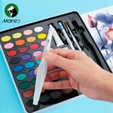 Пигментированная художественная акварель, профессиональный портативный комплект, 36 цветов, подходит для начинающих, ручная роспись