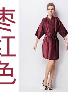 美发客服理发店发廊专用烫染客袍顾客衣服染发围布女士高档防水衣