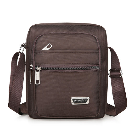 Men's casual one shoulder oxford cloth business bag
