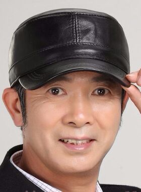 蒂羽森平顶帽逛街休闲男秋冬季