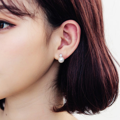 诸暨山下湖天然淡水珍珠耳钉 王妃款皇冠款纯银强光淡水珍珠耳钉 - 图3