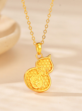 如意平安双面葫芦吊坠复古风吊坠