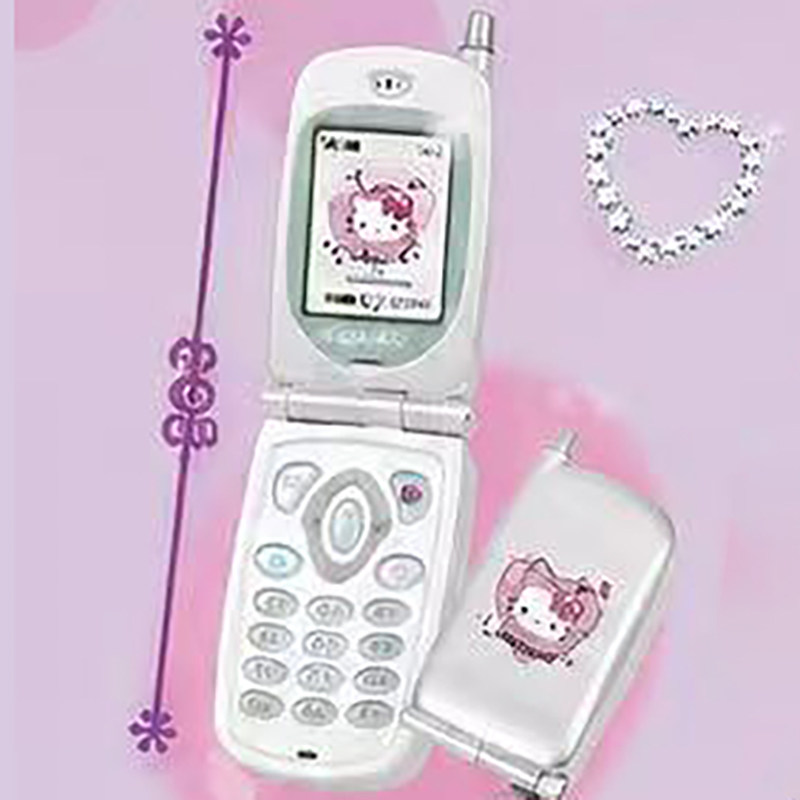 Sanrio Kitty Mini Recording Flip Phone Gacha Toysspirts Replaceable Photos February Pre-Order Deposit