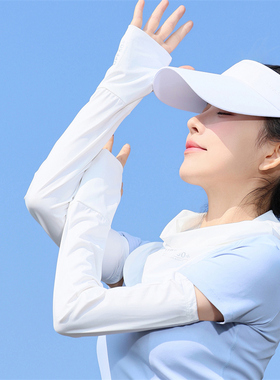 女士夏季冰丝防晒防紫外线字母