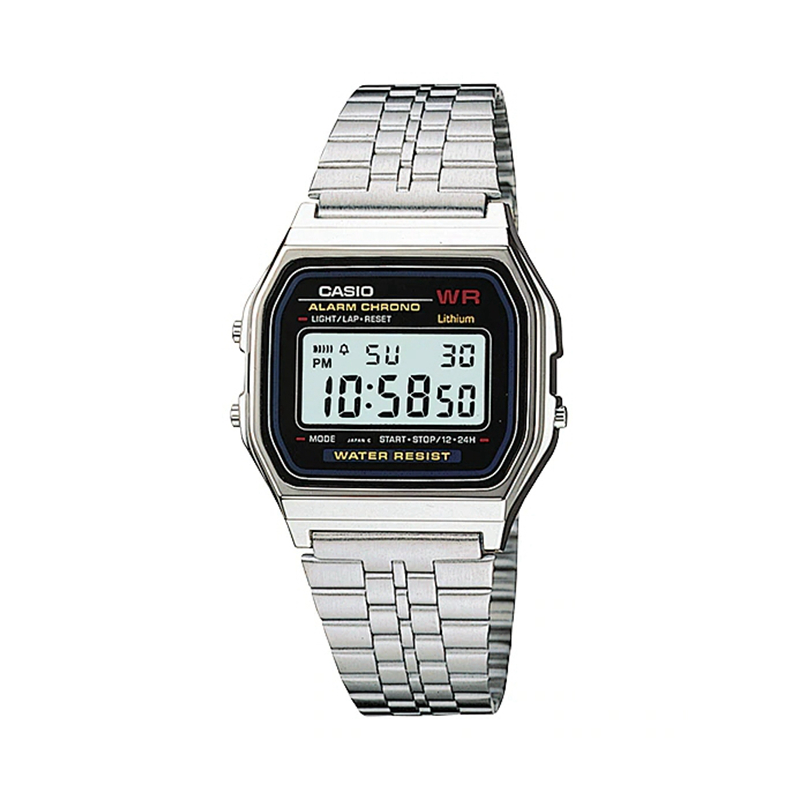 【日本制造】Casio 卡西欧男小银表复古方块中性手表A159WA-N1DF - 图3