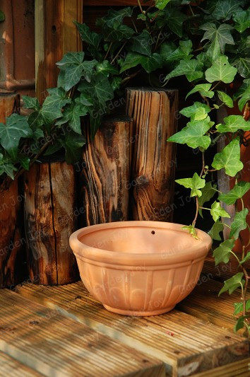 爱上花园细质陶盆橘瓣吊盆 秘密花园无孔配送铁质吊链非偏包邮 Gardenjoy爱上花园 淘优券