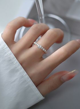 施家珍珠手链方糖高级感小众戒指