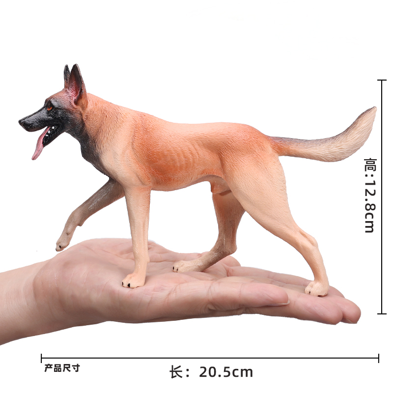 仿真动物模型儿童玩具宠物狗狗大丹犬大狼狗大型户外手办兵人摆件-图0