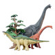 Jurassic simulated Brachiosaurus dinosaur male plastic static