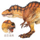 Jurassic Simulated Dinosaur Toy Solid Plastic Acrocanthosaurus Ceratosaurus Animal Model Gift for Children and Boys