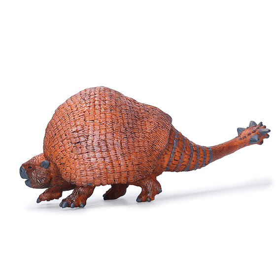 Simulated prehistoric Glyptodontidae ancient star-tailed beast animal model children's science and education cognitive gift ornaments collection