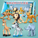 Simulated animal plastic cartoon model