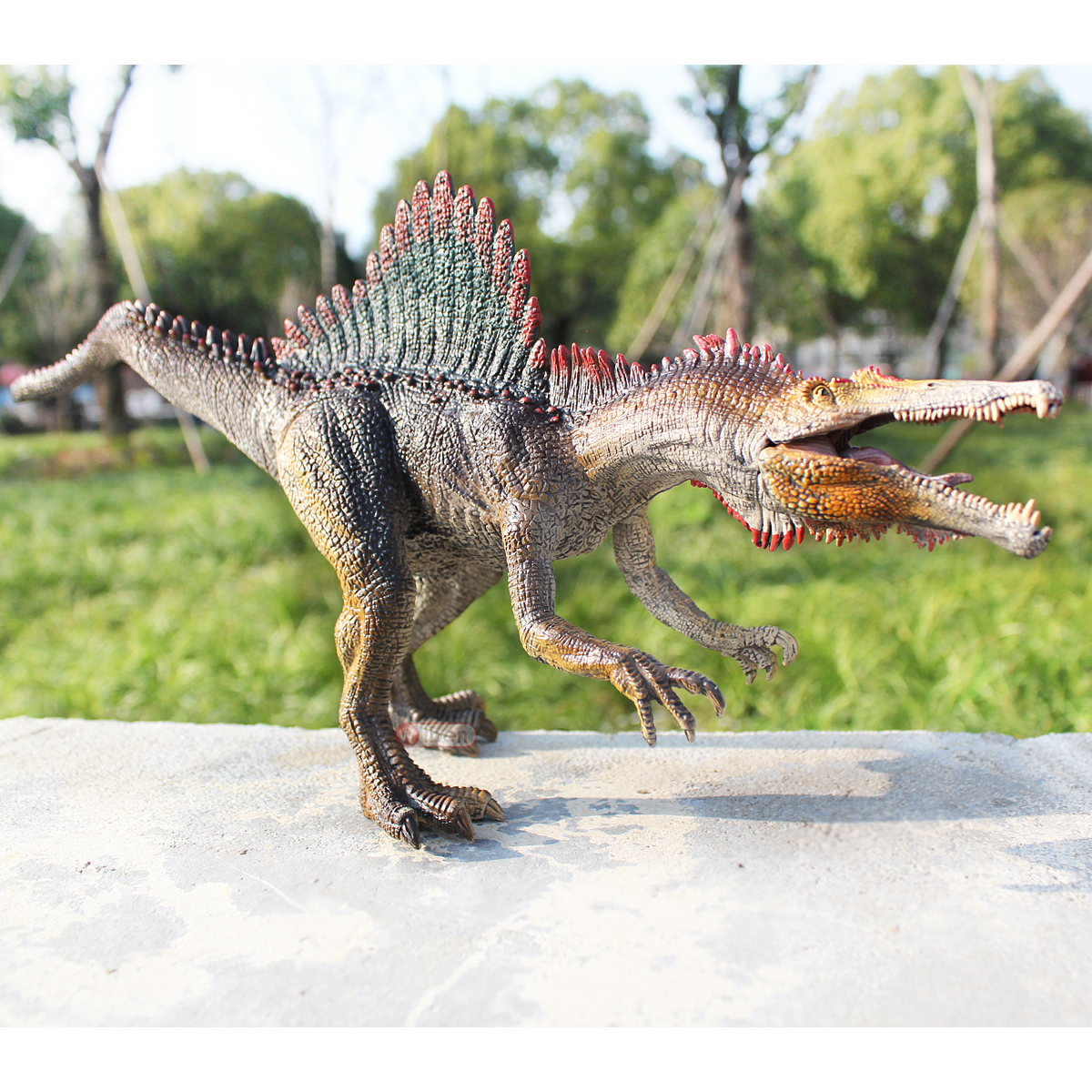 侏罗纪仿真恐龙模型玩具摩洛哥棘龙棘背龙大型食肉恐龙儿童男孩 - 图1