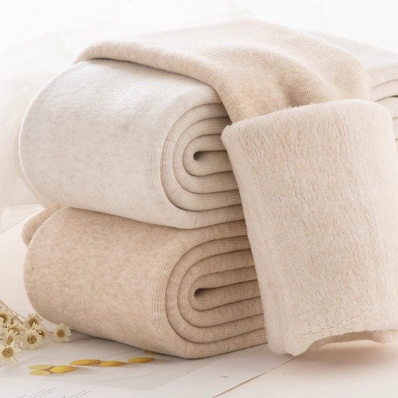 500g超厚打底裤女棉条纹加绒加厚冬季御寒抗静电燕麦踩脚保暖棉裤,淘宝优惠券,粉丝福利购,淘宝优惠卷