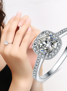 韩国锆石纯银新款戒指对戒