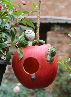 庭院树脂鸟屋幼儿园造景阳台挂件