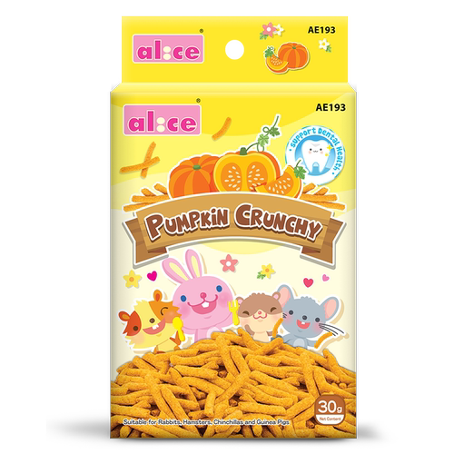 艾尼南瓜脆脆棒 兔子龙猫仓鼠豚鼠天竺鼠30g 零食磨牙AE193 - 图3