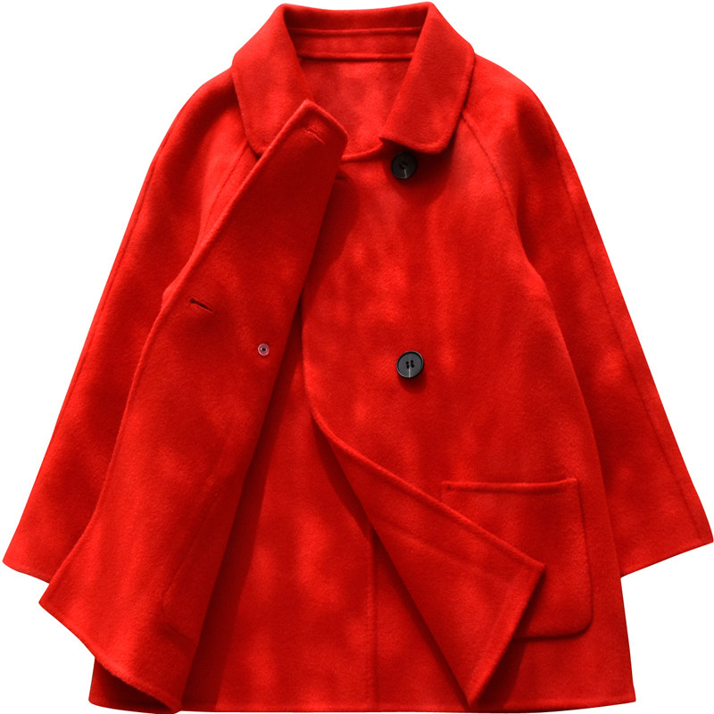 【清仓特惠】女童毛呢外套儿童纯羊毛呢大衣秋冬款保暖双面呢童装,淘宝优惠券,粉丝福利购,淘宝优惠卷