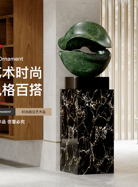 意式轻奢简约雕塑摆件客厅壁龛
