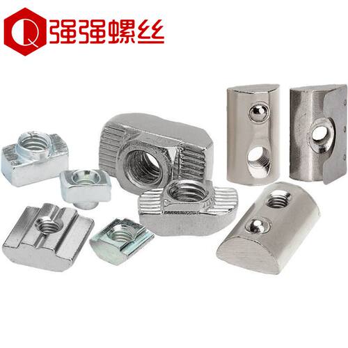 欧标T型螺母铝型材国标滑块螺母船型工业铝型材配件40M3M4M5M6M8 - 图0