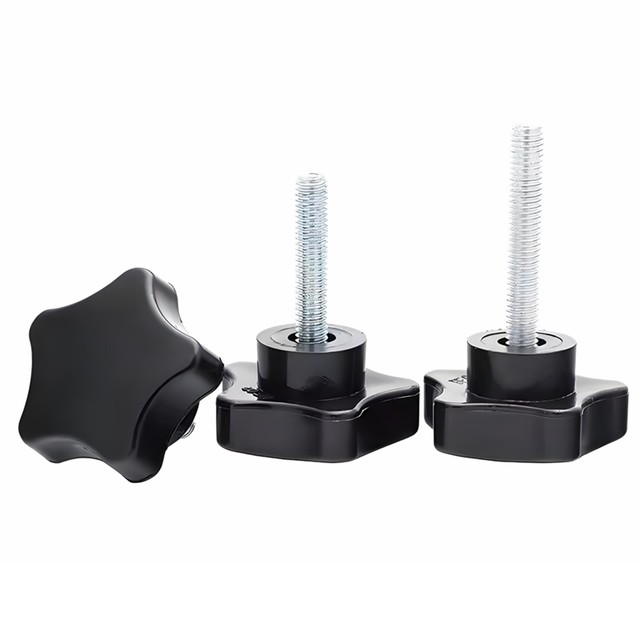 Five-star plum blossom hand-tight screw plastic