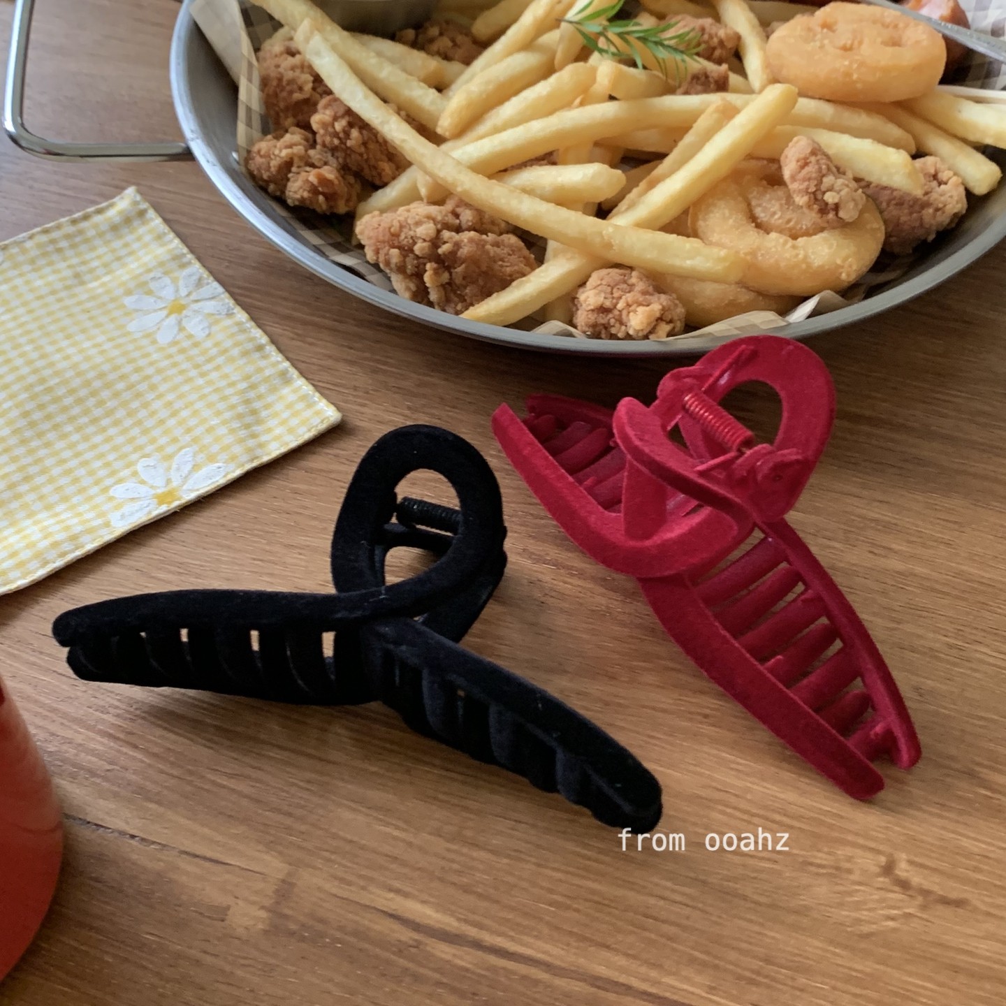 发型技巧｜植绒八字夹 复古百搭法式抓夹交叉发抓盘发夹子后脑勺,淘宝优惠券,粉丝福利购,淘宝优惠卷