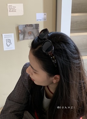 就很city 高级感平价太阳眼镜 方圆脸显瘦辣妹欧美猫眼墨镜男女