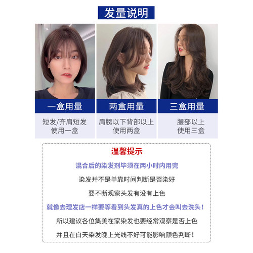 施华蔻泡泡染发剂植物天然泡沫染发膏纯黑茶色男女奶茶灰棕色正品 - 图0