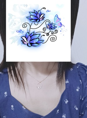 日韩精美项链铜合金锆石镀金女潮