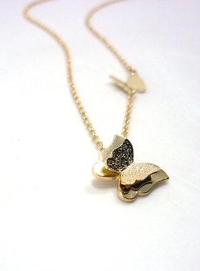 日单合金立体蝴蝶包邮带盒女精美