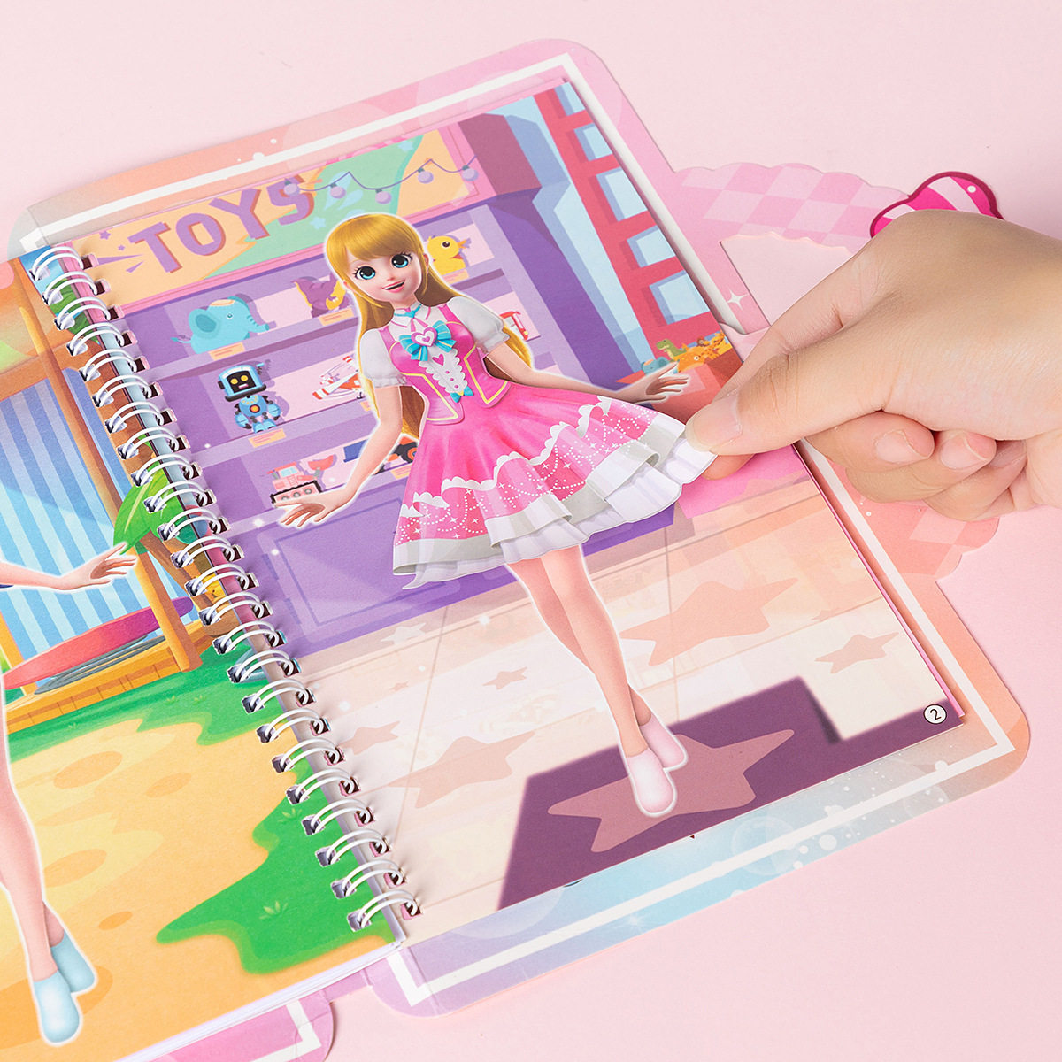 艾莎公主装扮化妆包安静书冰雪奇缘手工换装贴纸涂鸦手提化妆玩具,淘宝优惠券,粉丝福利购,淘宝优惠卷