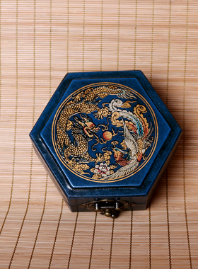 中国风做中式古典木盒橱窗道具