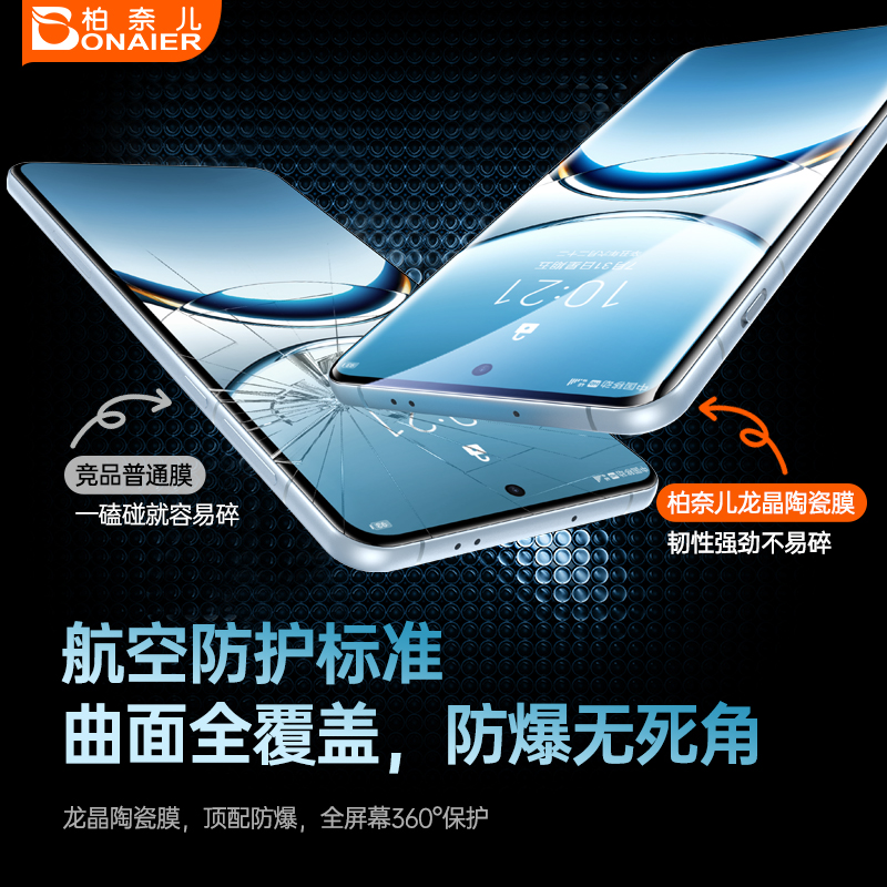 柏奈儿适用oppFindX8Pro钢化膜软X7Ultra手机膜reno11pro+/opporeno10曲面9菲林无尘仓x6贴膜findⅹ5陶瓷膜
