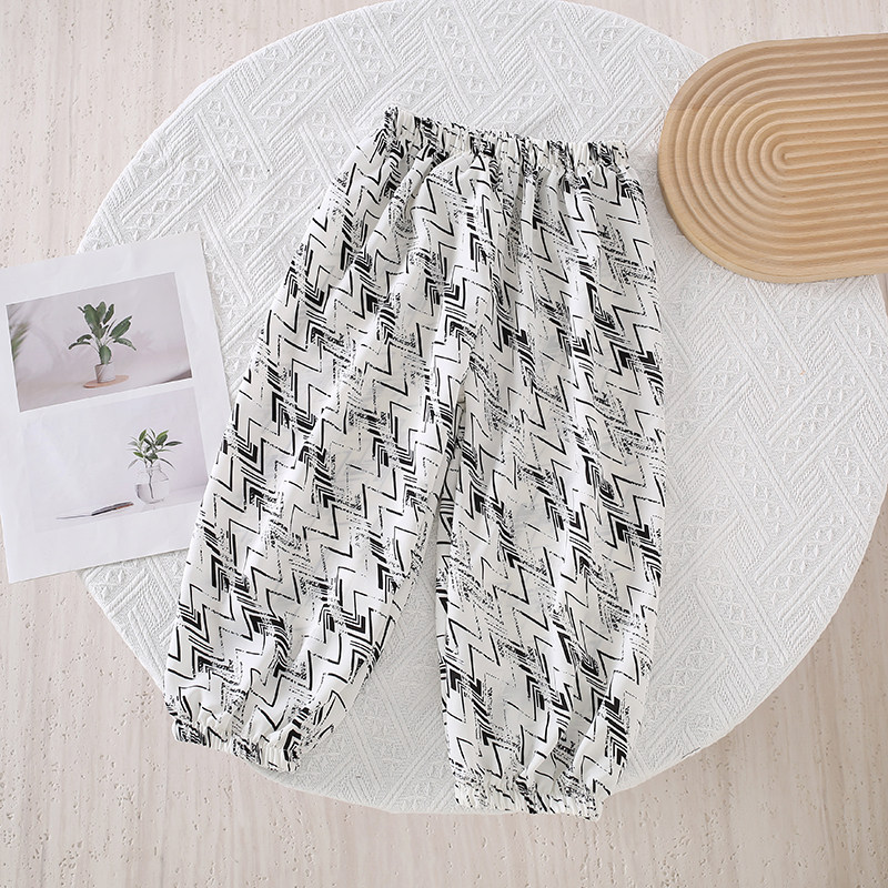 儿童裤子冰爽棉防蚊裤男女宝宝夏薄款冰丝防蚊裤透气沙滩裤中小童,淘宝优惠券,粉丝福利购,淘宝优惠卷