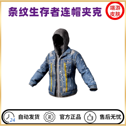 PUBG绝地求生条纹生存者套装皮肤CDK吃鸡虎年牛仔褂短裙永久STEAM - 图0