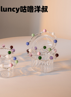 耐热玻璃果盘摆件ins风日系厨房