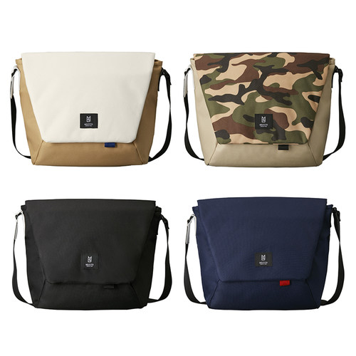 日本MILESTO小众潮牌斜挎后背包 男女尼龙布轻量休闲邮差包新品 - 图2