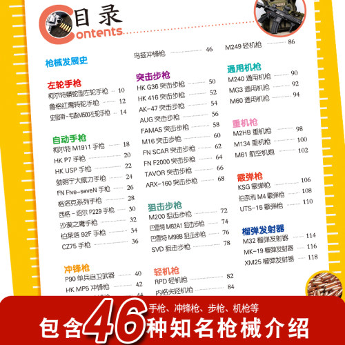枪械大百科注音关于和平精英枪的漫画书书籍大全儿童枪书分解小学生军事枪械鉴赏科普绘本枪迷读物幼儿3-6-8-9-10-12岁dk - 图0