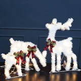 Рождественский легкий автомобиль оленей, железный артиллерия маленький набор оленей