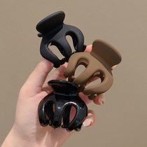 Fall back brain spoons small number anti-collapse small grip clip High Horse Tail Claw Clip Fixed God Instrumental Clip Head Decorated Hair Clip