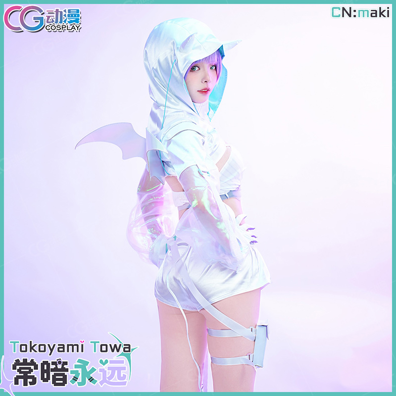 CG动漫 虚拟vtuber主播 hololive 常暗永远 Towa cos服装女演出服 - 图1