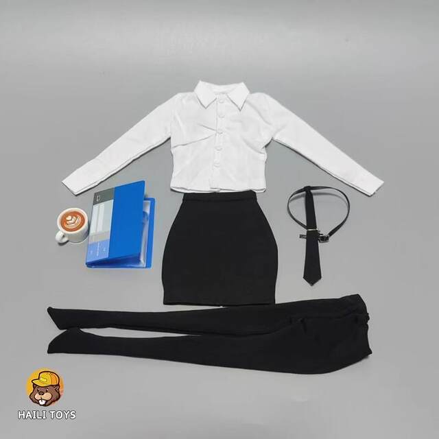 HAILI TOYS 1/6 workplace female white-collar clothing, female soldier clothing, PH movable doll clothing accessories