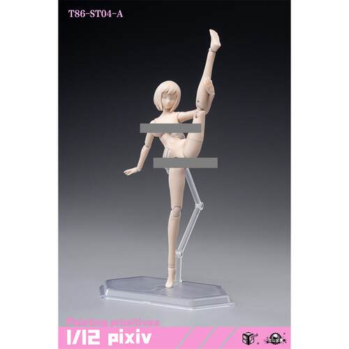86TOYS &龙山金属 1/12比例 半包胶女素体 T86-ST01-04AB兵人模型 - 图3
