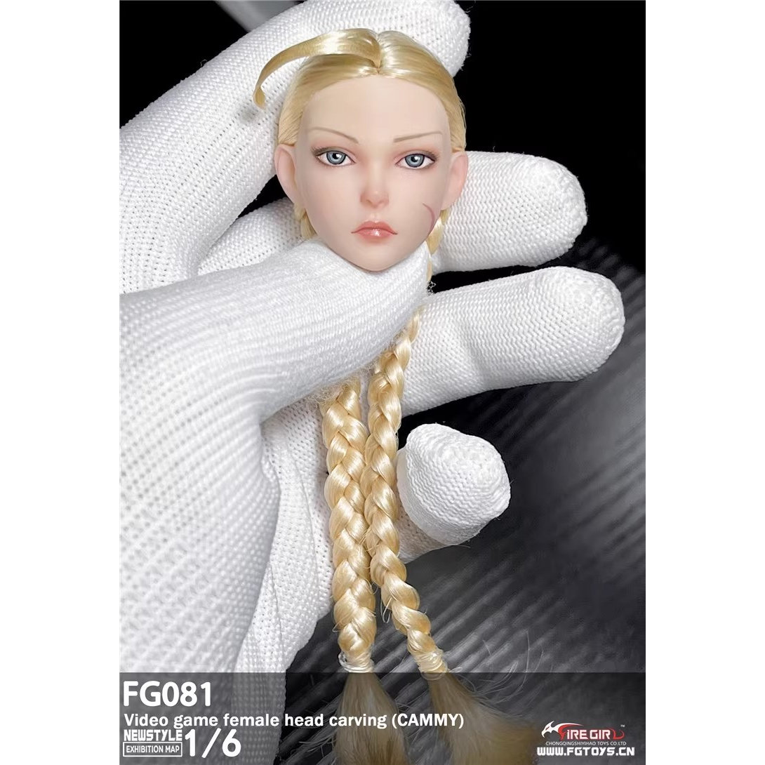 现货 Fire Girl Toys 1/6 女兵人头雕 电玩女孩 嘉米 FG081 - 图2