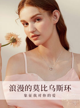 圣雅罗莫比乌斯环足银项