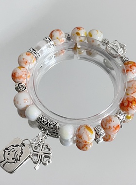 LIME 原创琉璃串珠手链 tfboys十周年纪念版应援色手链周边饰品