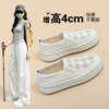 Genuine leather hollow breathable casual loafers sports sneakers