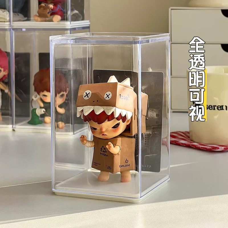 Blind box storage display rack transparent acrylic dust-proof cabinet