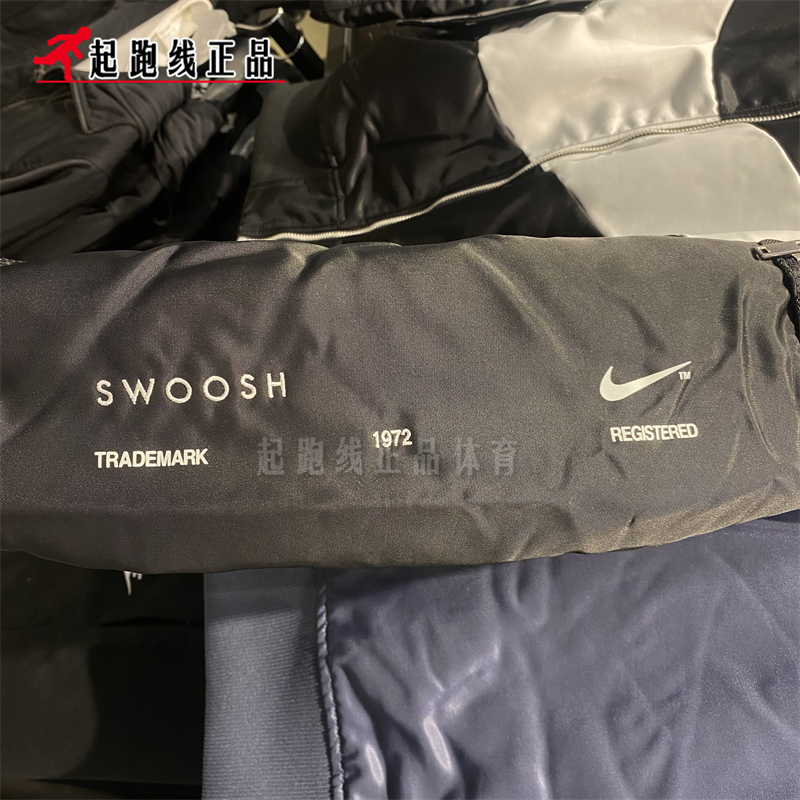 Nike耐克男冬季双面穿大勾子休闲运动保暖棉服夹克DR7021 DD6056-图1