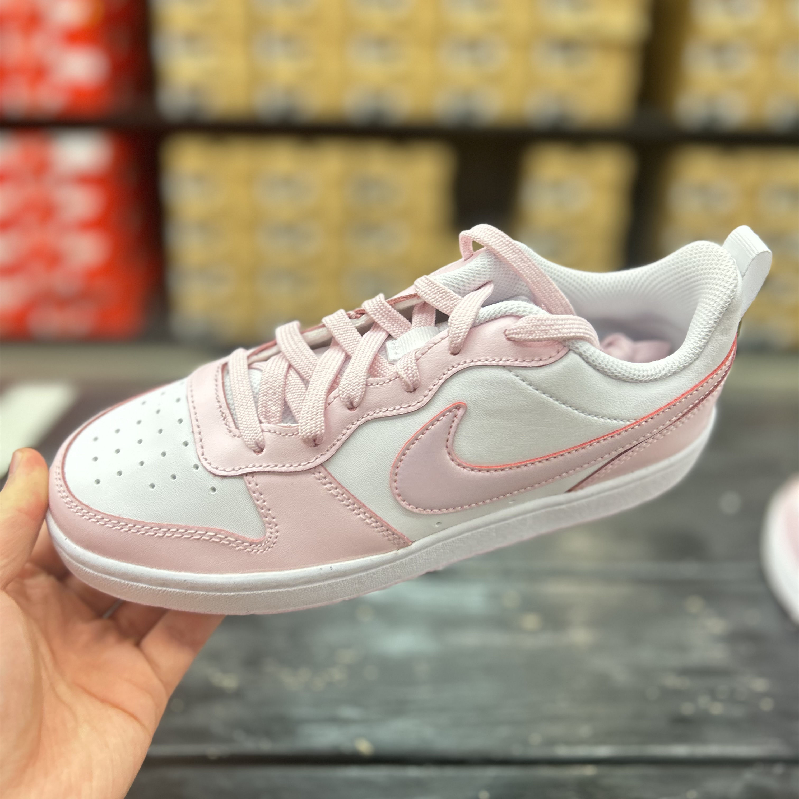 正品耐克Nike女鞋Court Borough Low2运动休闲低帮板鞋DQ0492-100-图2